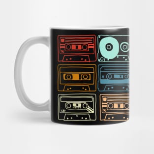 Retro Cassette Collection Mug